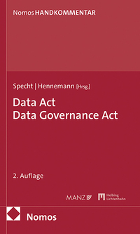 Vorderes Coverbild Data Act Data Governance Act