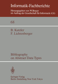 Vorderes Coverbild Bibliography on Abstract Data Types