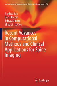 Vorderes Coverbild Recent Advances in Computational Methods and Clinical Applications for Spine Imaging