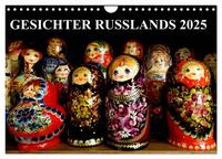Vorderes Coverbild GESICHTER RUSSLANDS 2025 (Wandkalender 2025 DIN A4 quer), CALVENDO Monatskalender