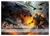 Vorderes Coverbild Götterdämmerung - Der Ragnarök in der nordischen Mythologie (Wandkalender 2025 DIN A3 quer), CALVENDO Monatskalender
