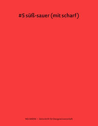 Vorderes Coverbild neuwerk 5: #5 süß-sauer (mit scharf)