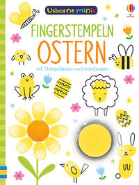 Vorderes Coverbild Usborne Minis - Fingerstempeln: Ostern