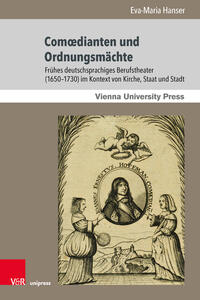 Vorderes Coverbild Comœdianten und Ordnungsmächte