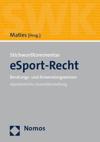Vorderes Coverbild StichwortKommentar eSport-Recht