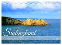 Vorderes Coverbild Südengland - On the road in Devon und Cornwall (Tischkalender 2025 DIN A5 quer), CALVENDO Monatskalender