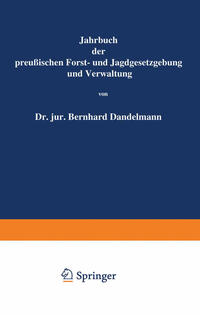 Vorderes Coverbild Jahrbuch der Preußischen Forst- und Jagdgesetzgebung und Verwaltung