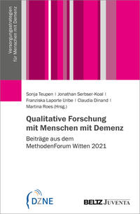 Vorderes Coverbild Qualitative Forschung mit Menschen mit Demenz