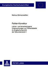 Vorderes Coverbild Fehler-Korrektur
