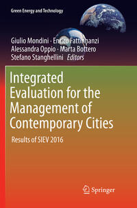 Vorderes Coverbild Integrated Evaluation for the Management of Contemporary Cities