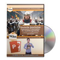 Vorderes Coverbild PowerPoint Präsentation: Deutsche Geschichte - Lehrmaterial für Ausbilder und Schüler.pptx