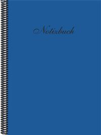 Vorderes Coverbild Notizbuch DINA 4