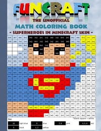 Vorderes Coverbild Funcraft - The unofficial Math Coloring Book: Superheroes in Minecraft Skin