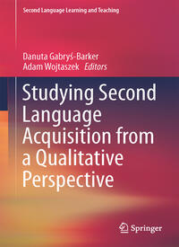 Vorderes Coverbild Studying Second Language Acquisition from a Qualitative Perspective