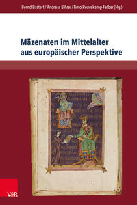 Vorderes Coverbild Mäzenaten im Mittelalter aus europäischer Perspektive