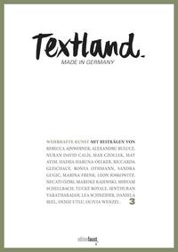 Vorderes Coverbild Textland - Made in Germany. Wehrhafte Kunst