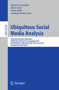 Vorderes Coverbild Ubiquitous Social Media Analysis