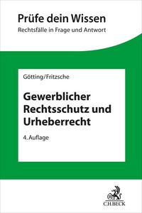 Vorderes Coverbild Gewerblicher Rechtsschutz und Urheberrecht