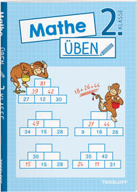 Vorderes Coverbild Mathe üben 2. Klasse