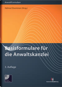 Vorderes Coverbild Basisformulare für die Anwaltskanzlei