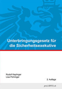 Vorderes Coverbild Unterbringungsgesetz für die Sicherheitsexekutive