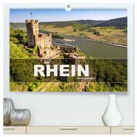 Vorderes Coverbild Der Rhein (hochwertiger Premium Wandkalender 2025 DIN A2 quer), Kunstdruck in Hochglanz