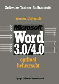 Vorderes Coverbild Word 3.0/4.0 optimal beherrscht