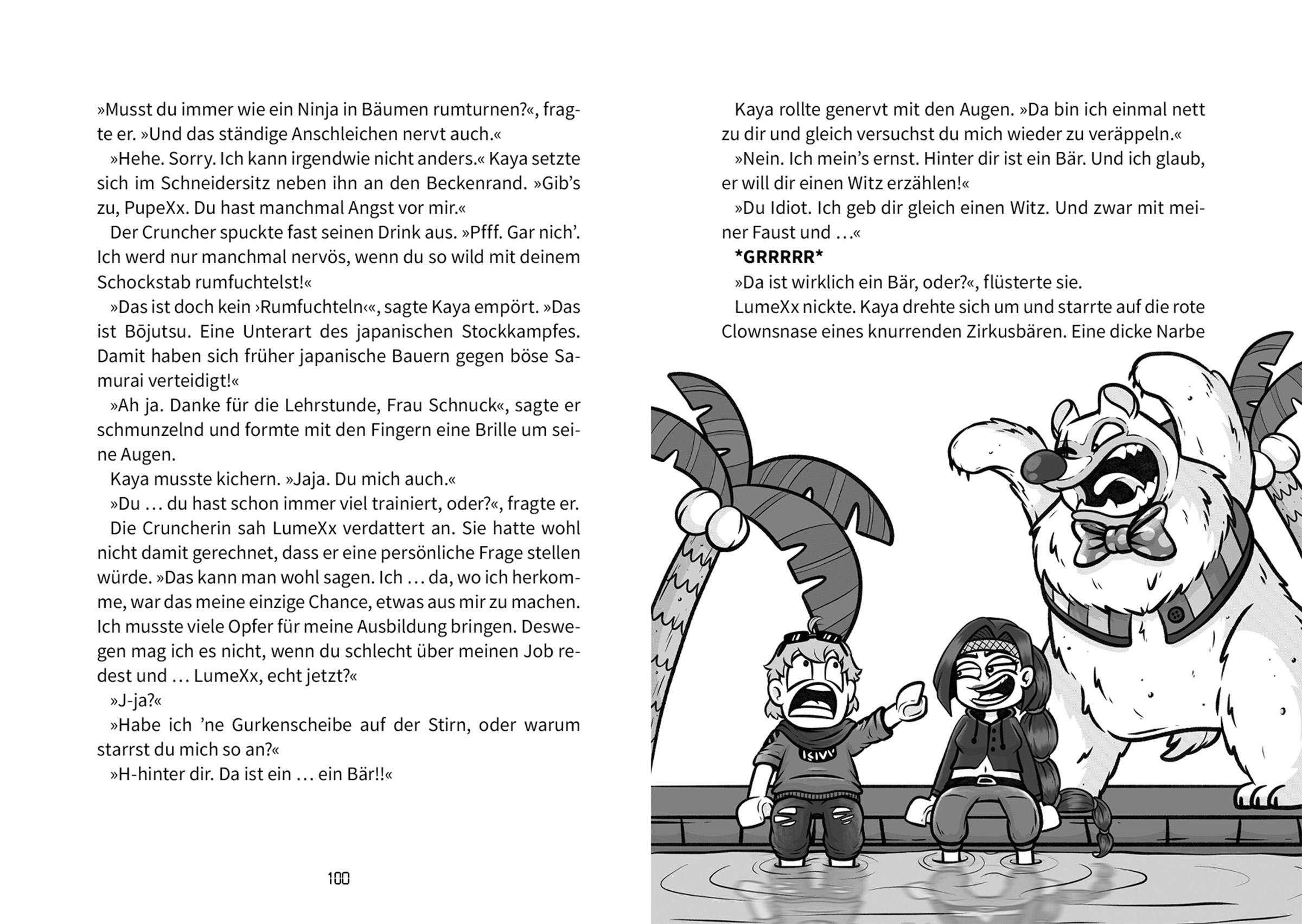 Beispielinhalt (Bild) Flucht von Carcel Island