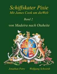 Vorderes Coverbild Schiffskater Pixie mit James Cook um die Welt