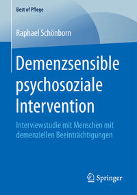 Vorderes Coverbild Demenzsensible psychosoziale Intervention