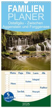 Vorderes Coverbild Familienplaner 2025 - Ostallgäu - Zwischen Aggenstein und Forggensee mit 5 Spalten (Wandkalender, 21 x 45 cm) CALVENDO