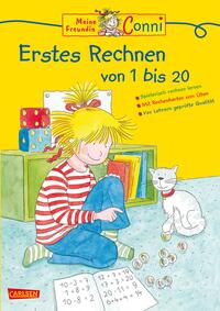Vorderes Coverbild Conni Gelbe Reihe (Beschäftigungsbuch): Conni Erstes Rechnen (Neues Cover)