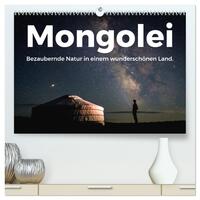 Vorderes Coverbild Mongolei - Bezaubernde Natur in einem wunderschönen Land. (hochwertiger Premium Wandkalender 2025 DIN A2 quer), Kunstdruck in Hochglanz
