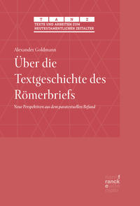 Vorderes Coverbild Über die Textgeschichte des Römerbriefs