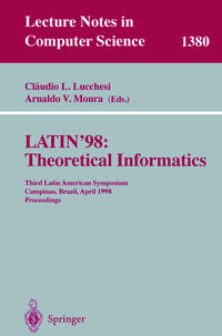 Vorderes Coverbild LATIN'98: Theoretical Informatics