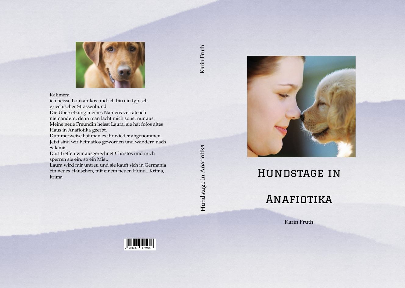 Gesamtes Coverbild Hundstage in Anafiotika