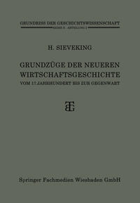 Vorderes Coverbild Grundzüge der Neueren Wirtschaftsgeschichte