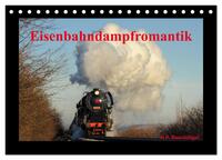 Vorderes Coverbild Eisenbahndampfromantik (Tischkalender 2025 DIN A5 quer), CALVENDO Monatskalender