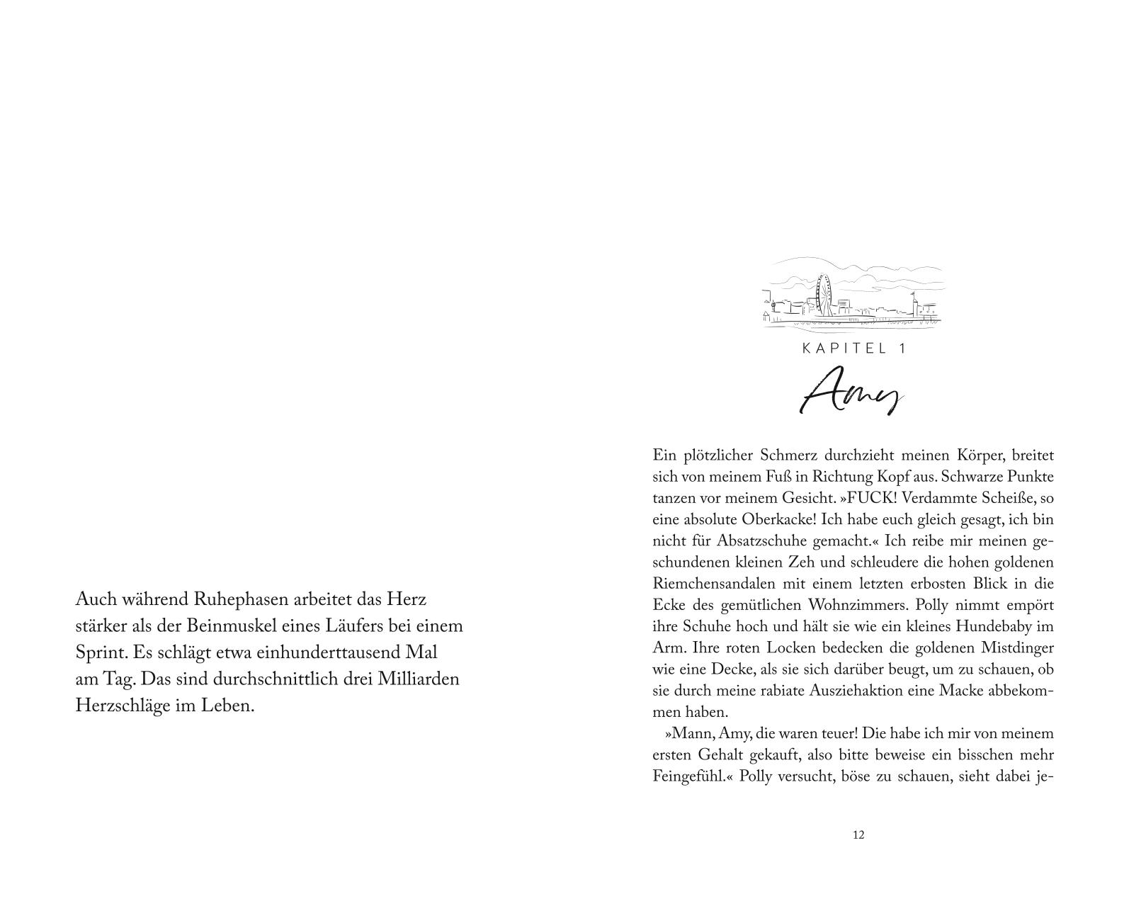 Beispielinhalt (Bild) Feel it like a Heartbeat (Erstauflage exklusiv mit Farbschnitt und Character Card)