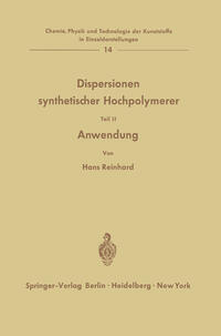 Vorderes Coverbild Dispersionen synthetischer Hochpolymerer