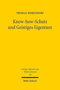 Vorderes Coverbild Know-how-Schutz und Geistiges Eigentum