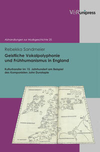 Vorderes Coverbild Geistliche Vokalpolyphonie und Frühhumanismus in England