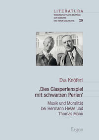 Vorderes Coverbild 'Dies Glasperlenspiel mit schwarzen Perlen'