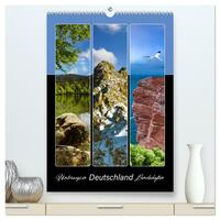 Vorderes Coverbild Unterwegs in Deutschland Landschaften (hochwertiger Premium Wandkalender 2025 DIN A2 hoch), Kunstdruck in Hochglanz