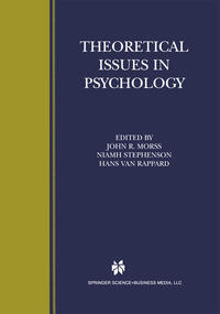 Vorderes Coverbild Theoretical Issues in Psychology