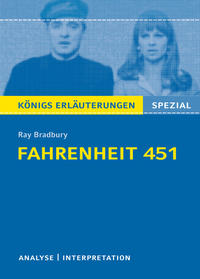 Vorderes Coverbild Fahrenheit 451 von Ray Bradbury.