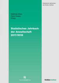 Vorderes Coverbild Statistisches Jahrbuch der Anwaltschaft 2017/2018