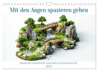 Vorderes Coverbild Mit den Augen spazieren gehen (Wandkalender 2025 DIN A4 quer), CALVENDO Monatskalender