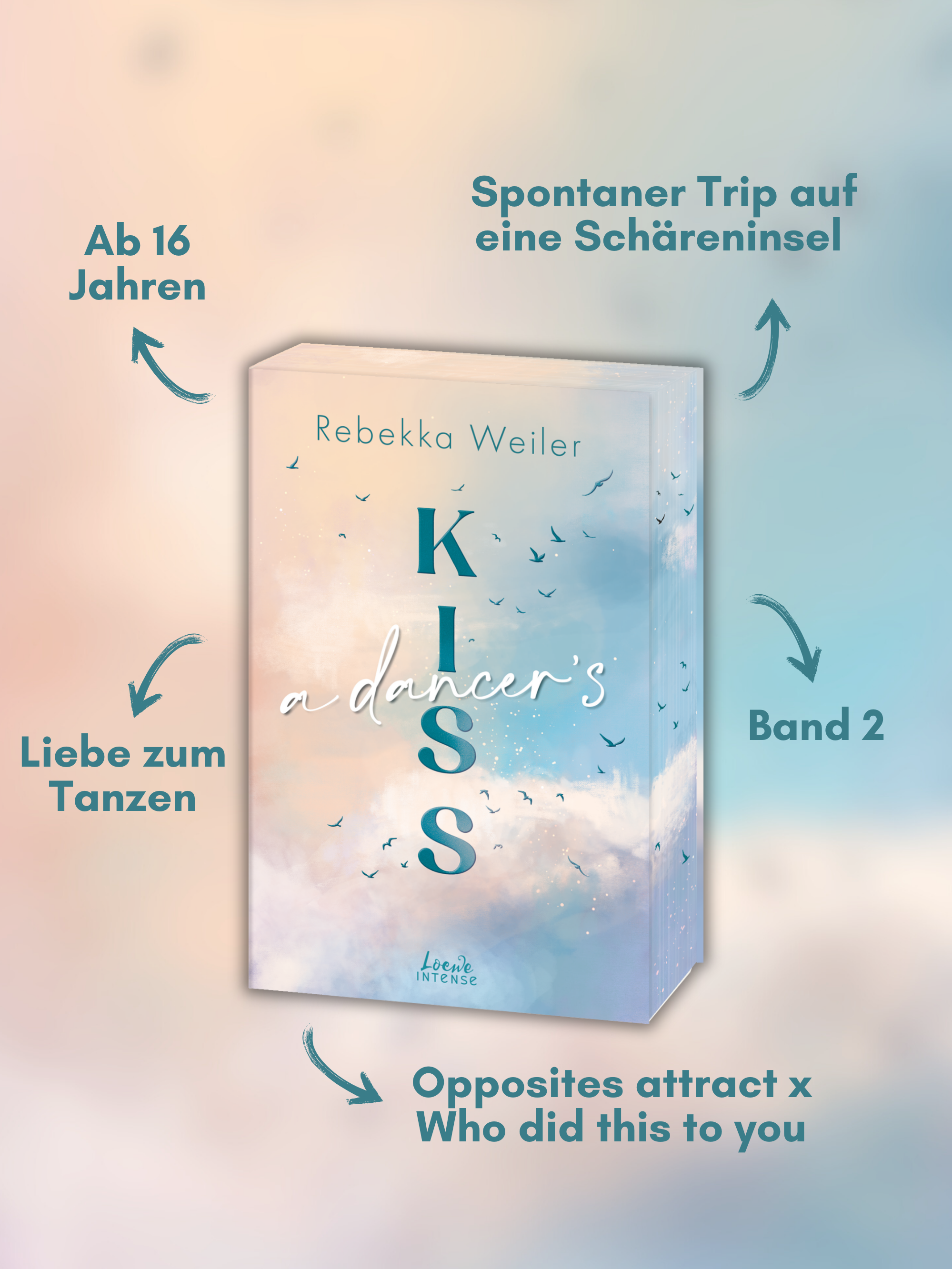 Beispielinhalt (Bild) A Dancer's Kiss (Broken Artists, Band 2)