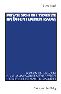 Vorderes Coverbild Private Sicherheitsdienste im öffentlichen Raum